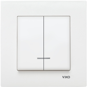 Выключатель "VIKO-KARRE" с подсвет внутр 2-й