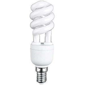 Лампа энергосберегающая Т3 6400К 15W Е14 HL-8615