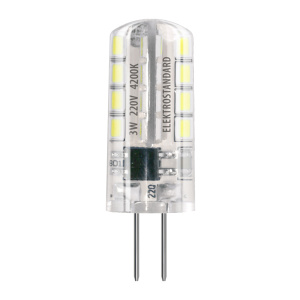 Лампа LED-G4 светодиодная желтая 220V