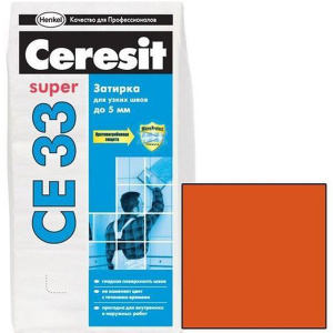 Затирка Ceresit CE 33 Кирпичный 2 кг
