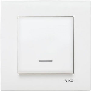 Выключатель "VIKO-KARRE" с подсвет внутр 1-й