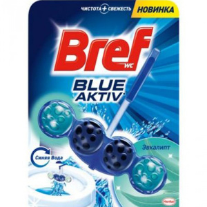 Чистящие шарики для туалета "Bref Blue Aktiv" Эвкалипт (1851762) 50 г